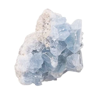 Image of Namvo Natural Rough Raw Blue Crystal Bar Gemstone Cluster Specimen Mineral Healing Point Stone Reiki Chakra Home Decor Irregular Shaped