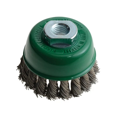 Image of Lessmann Knot Cup Brush 65mm M14x2.0, 0.50 Stainless Steel Wire