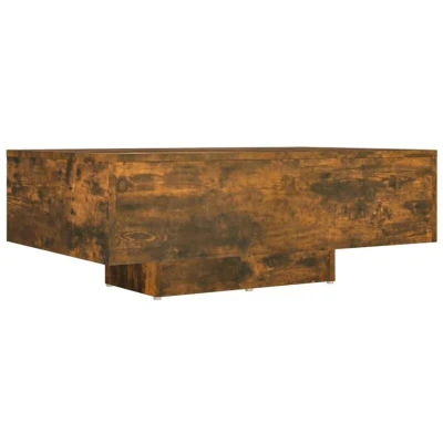 Image of vidaXL Coffee Table Smoked Oak 85x55x31 cm Engineered Wood