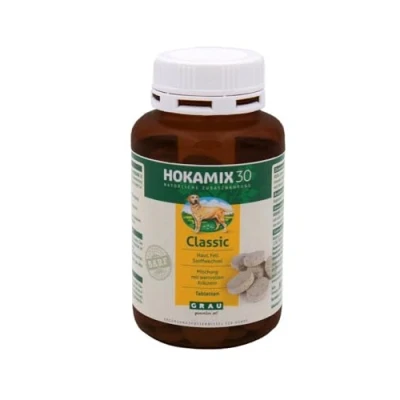 Image of GRAU Original HOKAMIX30 Classic Tablets, All Round Herb Mix in Tablet Form, 30 Essential Herbs for Prevention, Pack of 1 (1 x 80 Tablets), Feed Supplement Dogs