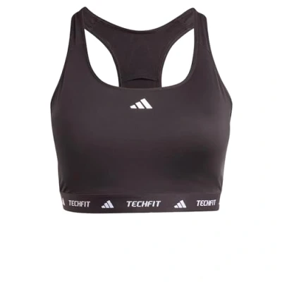 Image of adidas Women&#039;s Techfit Plus Size Bra, Black, XL