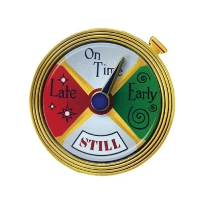 Image of The Polar Express Conductor&#039;s Stopwatch Spinning Pin Badge