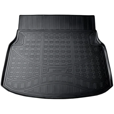 Image of Recambo Premium Rubber Boot Liner Suitable for Mercedes C Class W204 Saloon Year of Manufacture 2007 2014 Perfect Fit with Edge