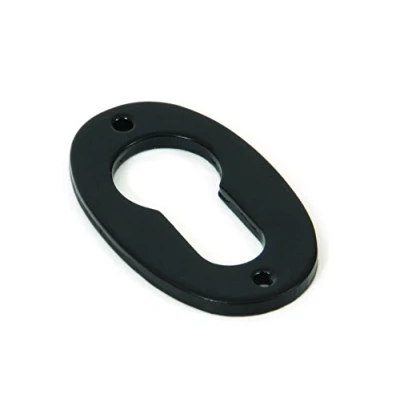 Image of From the Anvil 33830 Oval Euro Escutcheon Black
