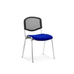 Image of ISO Chrome Frame Mesh Back Bespoke Colour Stevia Blue
