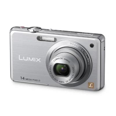 Image of Panasonic Lumix DMC FS11 Digital Camera 14 Megapixels 5x Optical Zoom 6.86 cm Display Image Stabiliser Silver (Renewed)