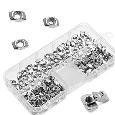 Image of YouU 2020 Series M3 M4 M5 European Aluminum Extrusions Slim T Nut Hammer Head Fastener Assortment Kit Wrench 150Pcs