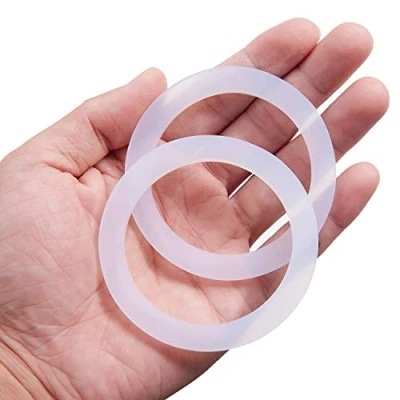 Image of LitOrange 8 PCS Replacement Spare Food Grade Silicone (Better Than Rubber) Gasket Seal Ring For Aluminium Stovetop Coffee Maker Pots 6 Cups
