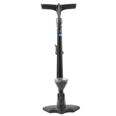 Image of Bike Pump Fits Schrader &amp; Presta Bicycle Valves 160 PSI Pressure Gauge Tire for Road Bike, MTB, Hybrid, Balls…
