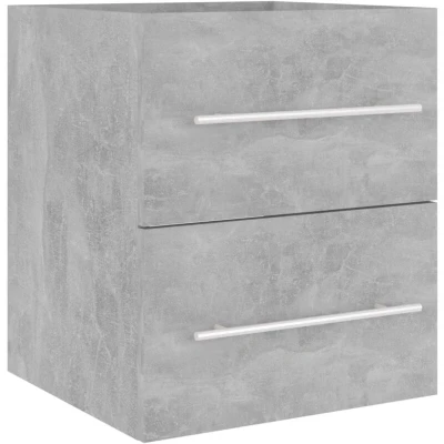 Image of vidaXL Sink Cabinet Concrete Grey 41x38.5x48 cm Engineered Wood