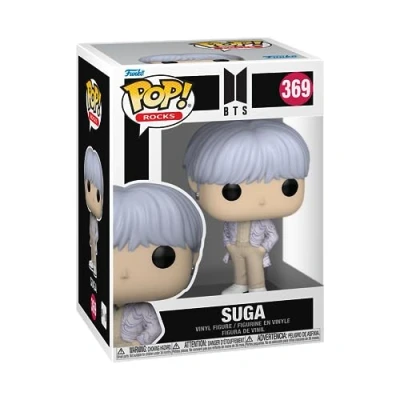 Image of Funko POP! Rocks: BTS Suga Collectable Vinyl Figure Gift Idea Official Merchandise Toys for Kids &amp; Adults Music Fans Model Collectors and Display