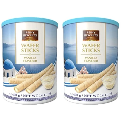 Image of Wafer Rolls with Vanilla Flavoured Cream PACK OF 2 (2x 400g)