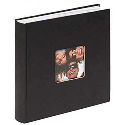 Image of walther Design Photo Album Black 30 x cm with Cover Cut Out, Fun FA 208 B