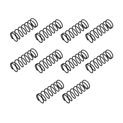 Image of sourcingmap Compression Spring 1.2mm Wire Dia , 18mm OD 50mm Free Length Steel Extension Spring,Black,10Pcs