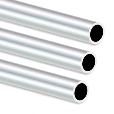 Image of iMeistek 6063 Aluminium Round Tube, 250mm Length 20mm OD 16mm ID Seamless Straight Tubing for Industrial, Decorative, Architectural (3PCS)