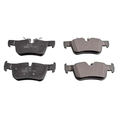 Image of 34201543683, 34206885547, 34216859917, 34216860403 Brake pad set BLUE PRINT ADB114218 Rear Axle prepared for wear indicator BMW: X1, X2