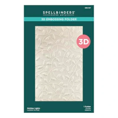 Image of Spellbinders All Wrapped Up 3D Embossing Folder from The Dancin&#039; Christmas Friends Collection