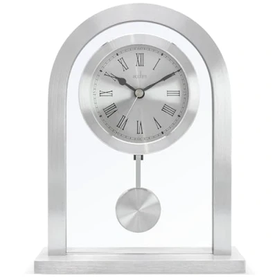 Image of Acctim Bathgate Mantel Clock Silver