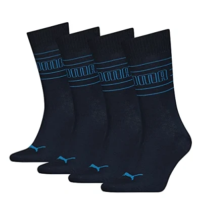 Image of 4 Pairs Puma Mens Socks Navy 2.5 5 (35 38)