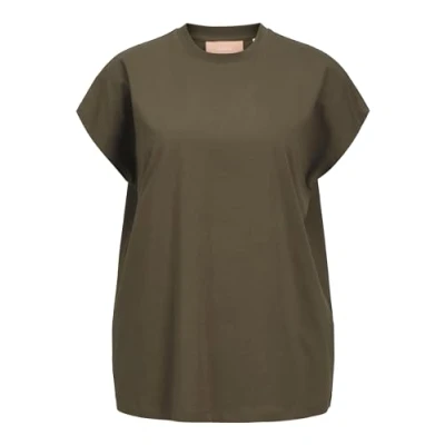 Image of JJXX Women&#039;s Jxastrid Boxy SL Every Tee JRS Noos T Shirt, Grape Leaf, S