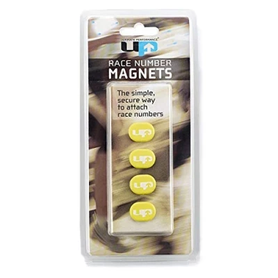Image of 1000 Mile Unisex K rey up6734y Ultimate Performance Race Number Magnets Yellow Osfa, Black, One Size UK