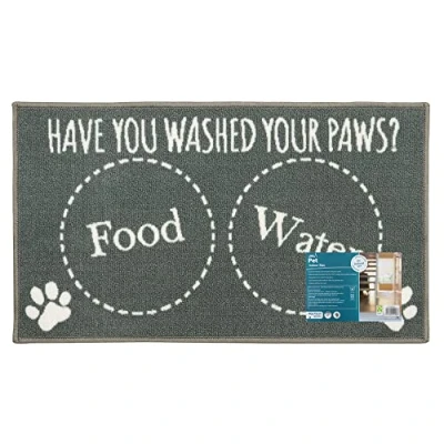 Image of JVL Machine Washable Pet Mat 40 x 70 cm, Dinner time (01 263DT)