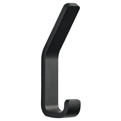 Image of ZONE DENMARK Rim Double Hook, 4 x 2 11.5 cm, Black