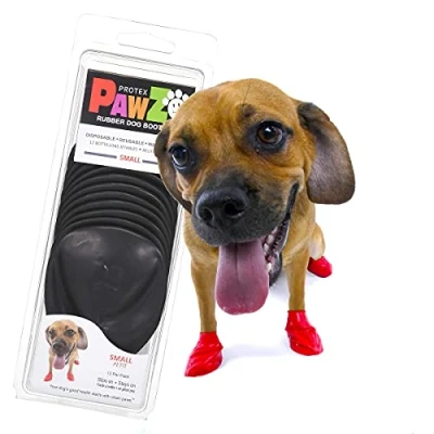 Image of Pawz Dog Black Boots, Small