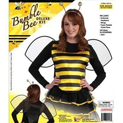 Image of Rubies Women&#039;s Forum Bumble Bee Complete Costume Kit Adult Sized, Yellow, One