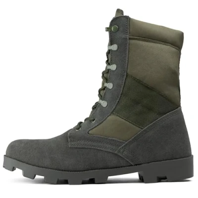 Image of Savage Island Army Combat Jungle Boots,Green,9 UK