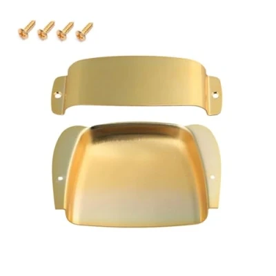 Image of Alnicov Guitar Pickup Cover，Zinc Alloy Bridge Plate Cover Set ，for Bass Accessories