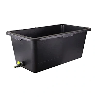 Image of Pet Bath Pool, Bathtub for Washing Dogs and Cats, Paddling Pool Pets, Sturdy Plastic, Useful Tap, Accessories Grooming ([cm]72x41x22; 40L)