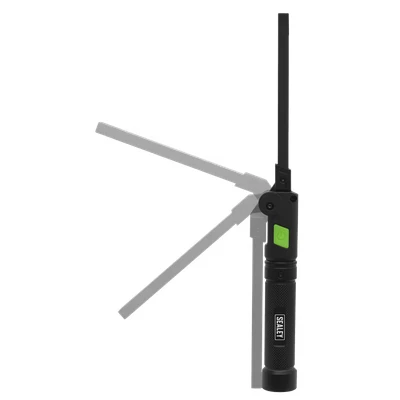 Image of Sealey Rechargeable Aluminium Folding Pocket Light 2 COB &amp; 1 SMD LED