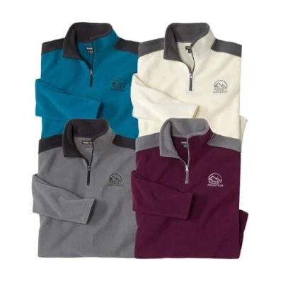 Image of ATLAS FOR MEN Set of 4 Sport Mountain Microfleece Sweaters 4XL