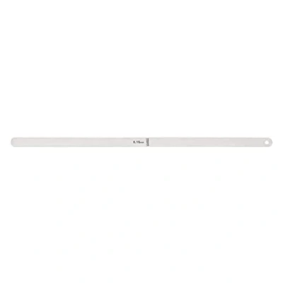 Image of Starrett 667M 15 Steel Thickness Feeler Gage, 0.15mm Thickness, 12.7mm Width, 300mm Length