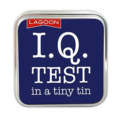 Image of Tabletop Fun In A Tiny Tin Trivia and Quiz Games 1 I.Q Test