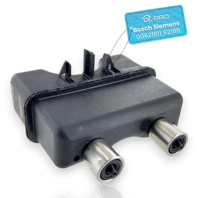 Image of DL pro Coffee Spout Distributor Double for Siemens Bosch EQ5 VeroCafe 00621811 621811 Machine Outlet Nozzle Black