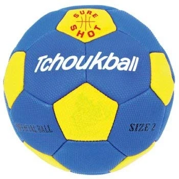Image of 2021 Sure Shot Tchoukball Size 2 Junior Ball Indoor Match Blue &amp; Yellow