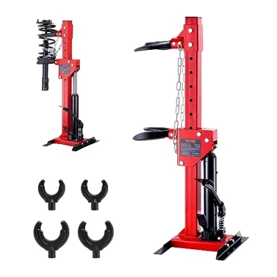 Image of VEVOR Strut Spring Compressor, 4.5 Ton/9920 LBS Hydraulic Jack Capacity, 1 Ton Rated Compression Force, Auto Coil Compressor Tool, for Removing