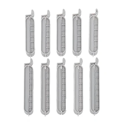 Image of Invero 10 Pack of Reusable Food Bag Clips Ideal for Sealing Bags in Fridge, Freezer or Cupboards Snacks, Treats, Frozen Foods and more Keeps Fresh