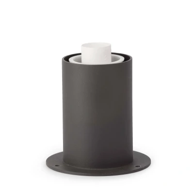 Image of Structure 1 Light Base For Moon, Matsu, Bulb&#039;S and Muffin Shades Dark Grey Only IP44, E27