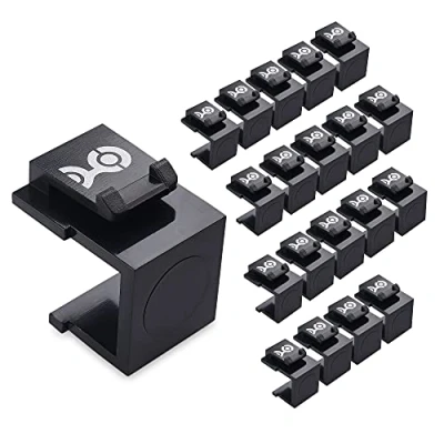 Image of Cable Matters (20 Pack) Blank Keystone Jack Inserts in Black