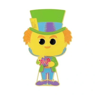 Image of Funko Pop! Large Enamel Pin Disney Alice: Mad Hatter Alice In Wonderland Pins Cute Collectable Novelty Brooch for Backpacks &amp; Bags Gift Idea Movies Fans