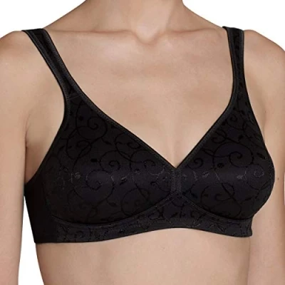 Image of Triumph Women&#039;s Elegant Cotton N, Bra, BLACK
