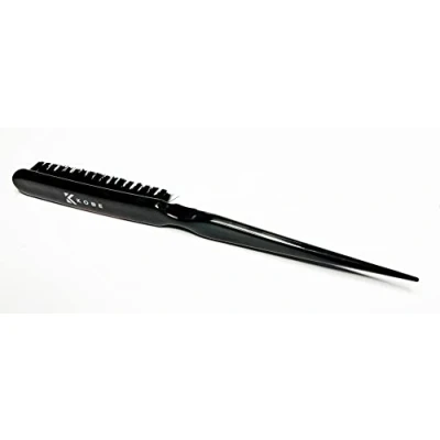 Image of Professional Hairdresser&#039;s Back Combing Postiche Long Hair Styling Brush