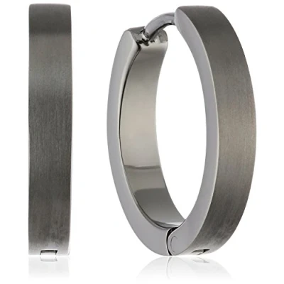 Image of Boccia Women&#039;s Titanium Creole Earrings 14 MM 057701