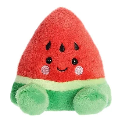 Image of Aurora, 33771, Palm Pals Sandy Watermelon, 5In, Soft Toy, Red &amp; Green