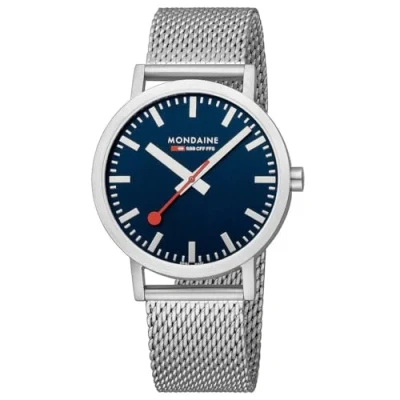 Image of Mondaine Men Analog Quartz Watch with Stainless Steel Strap A6603036040SBJ