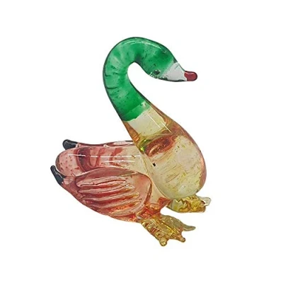 Image of VIE Naturals Hand Blown Glass Sculpture, Duck