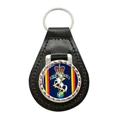 Image of Giftshop UK REME Corps of Royal Electrical and Mechanical Engineers, Leather Key Fob